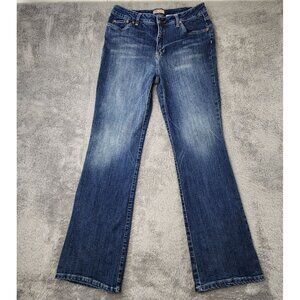 Faded Glory Jeans Womens Size 12 Blue Denim Bootcut Stretch Y2K Cotton Blend